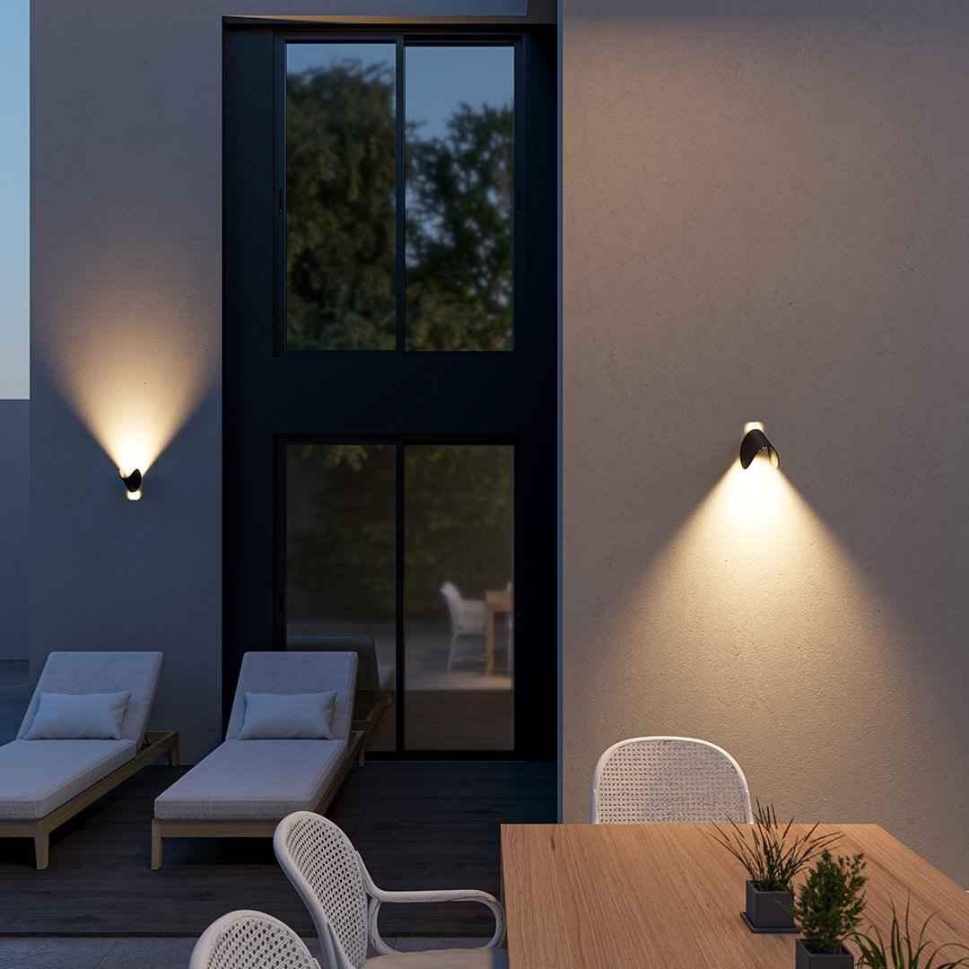 Applique murale LED orientable IP65 en aluminium
