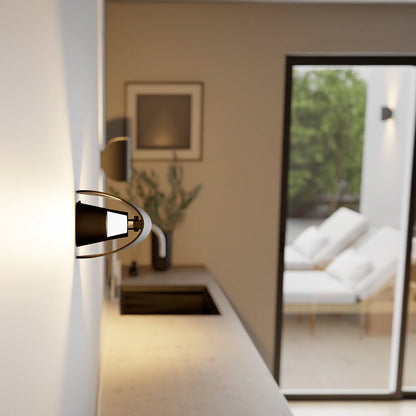 Applique murale LED orientable IP65 en aluminium