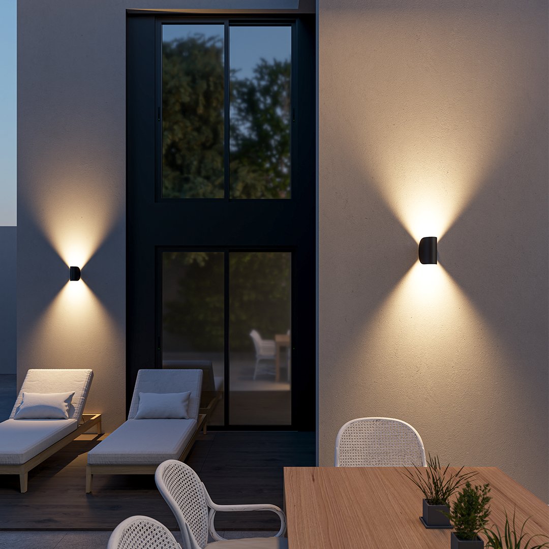 Applique murale LED orientable IP65 en aluminium
