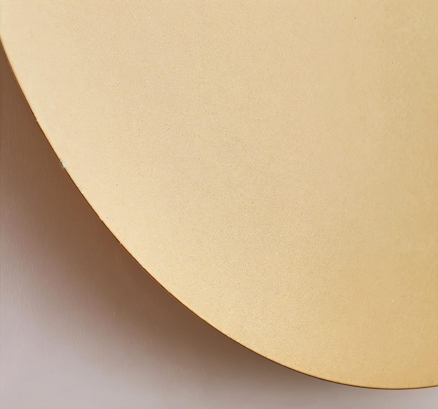 Applique murale ronde en métal LED lumière chaude