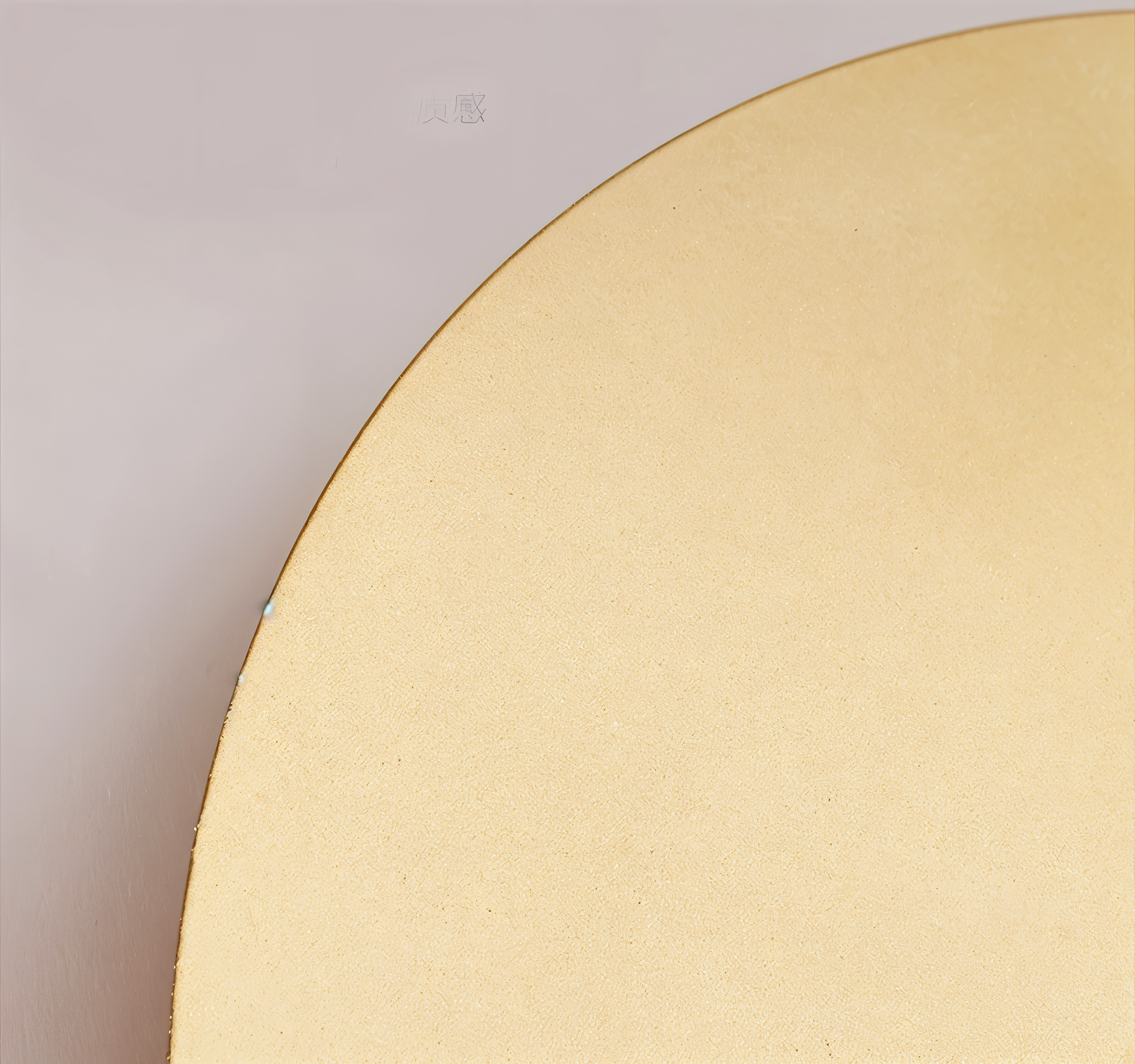 Applique murale ronde en métal LED lumière chaude
