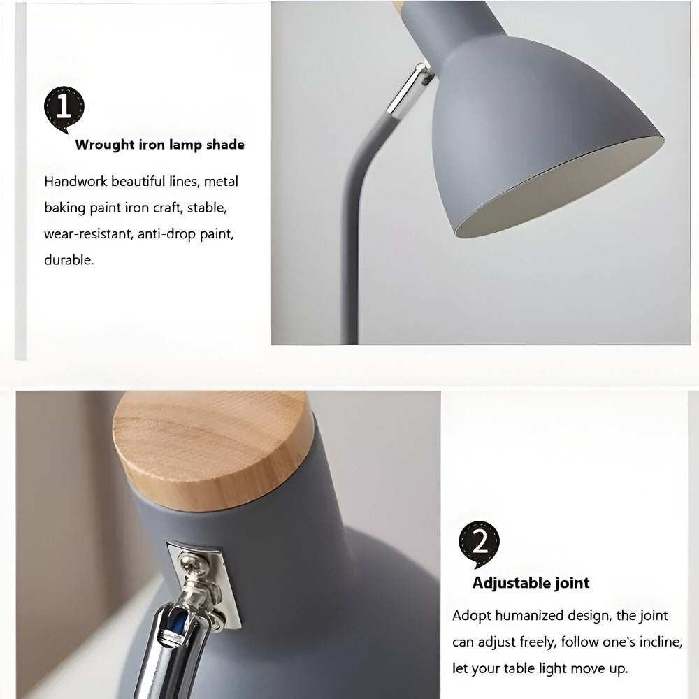 Lampe de table LED réglable design nordique