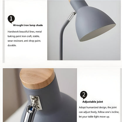 Lampe de table LED réglable design nordique