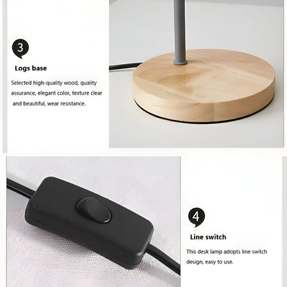Lampe de table LED réglable design nordique