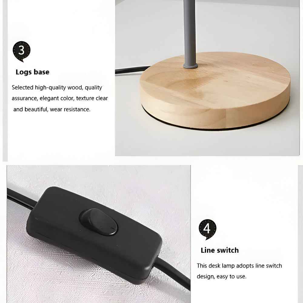 Lampe de table LED réglable design nordique