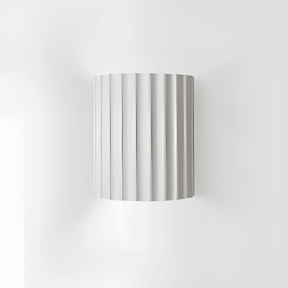 Applique murale LED en résine striée design moderne