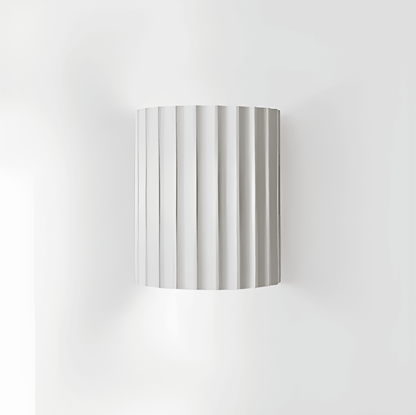 Applique murale LED en résine striée design moderne