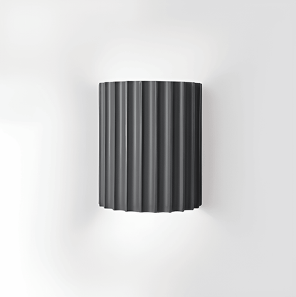 Applique murale LED en résine striée design moderne