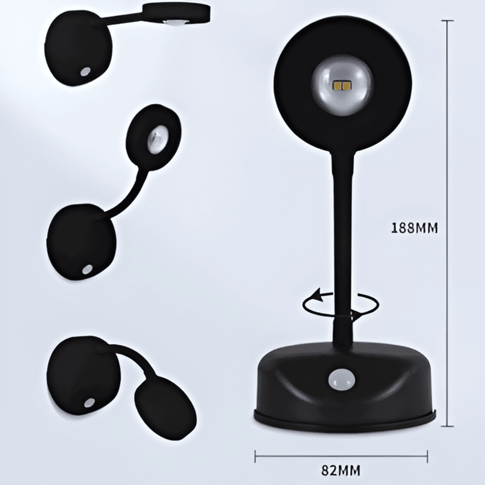 Spot LED sans fil avec détecteur de mouvement USB-C